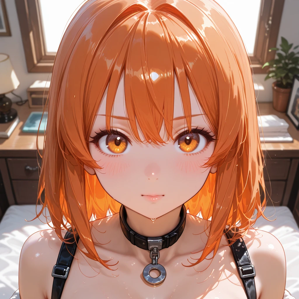Large breasts,Kizi,Keep one's mouth shut,female focus,tit,Sexy seductive woman,Rock music,obi strip,Serious,独奏,spiked hair,topless female,ripped clothing,ultra instinct,nipple bump,Orange hair,((tmasterpiece))full bodyesbian