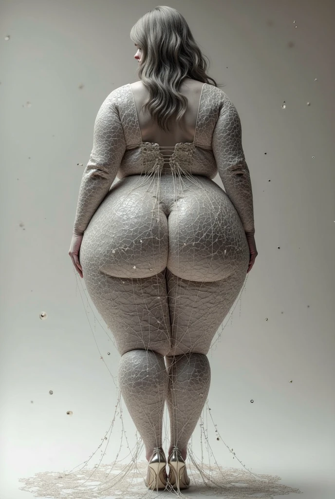 Transparent background，transparent background，Long flowing hair，White hair，Sports tops，Sweatpants，eBlue eyes，gleeful，curvy body, plump body, huge big ass, thick body, curvy body type, voluptuous body type, busty body type, thick body type, big chest, big