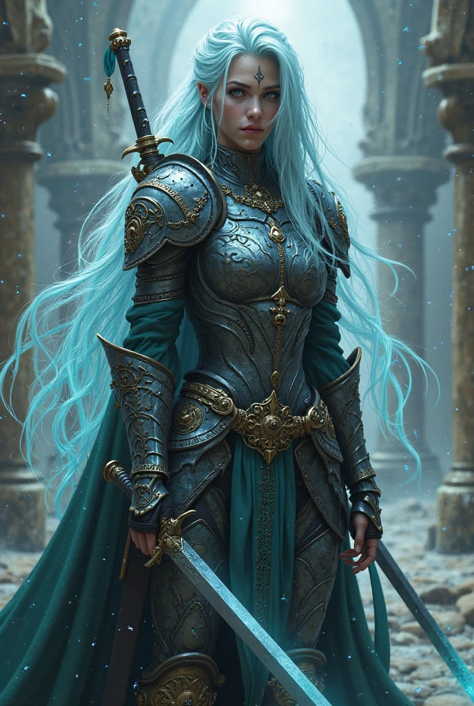 Surreal Very detailed Ultra Fantasy Ultimate Details Ultra-high resolution 8K 32k 3D Clear Eyes Silver Hair Assassin Gorgeous, textured and intricately designed armor Dragon head on right shoulder mechanical engineering Mechanic Art . intricate and elaborate design, money, gold Silver Silver Red Black-purple Dynamic pose Robotics Cinema Lighting Demonic Spell Aura Holding a big bowgun with a unique design in his right hand Magic circle design A large, luxurious amulet made of gold Vivid Color Girl Gorgeous cool gemstone devilish gauntlets Devilish shoulder pads