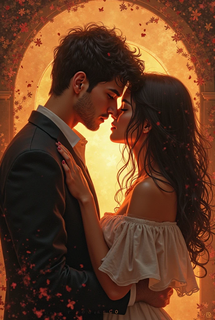 Generate a digital movie poster about Romeo and Juliet, use the current styles, and make it more digital or editable, make it more editable,make. Sure it is not obvious that it came from AI