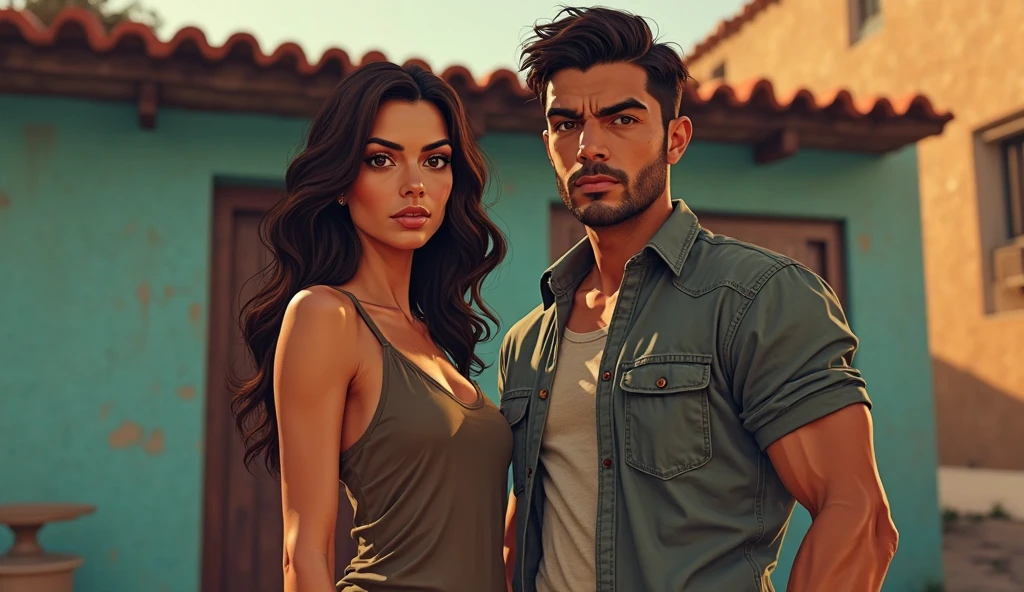 Paulo Guerra and Alicia Gusman