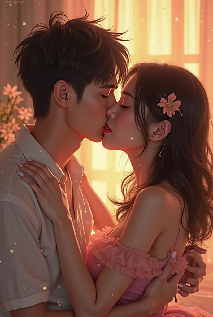Jeon Jungkook kissing to Choi Yeonjun boy love