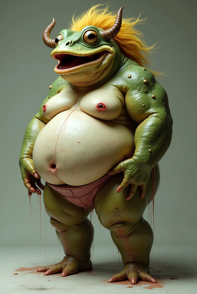 Dragon, male, adult, solo, scalie, fat, plump,fetish chubby belly, nipples,flirty,yaoi, kemono,Kink,stand,Evaporate, genital slit, full body, perfect body,out scale view, white blank background, art style,by chunie,by quanjiang