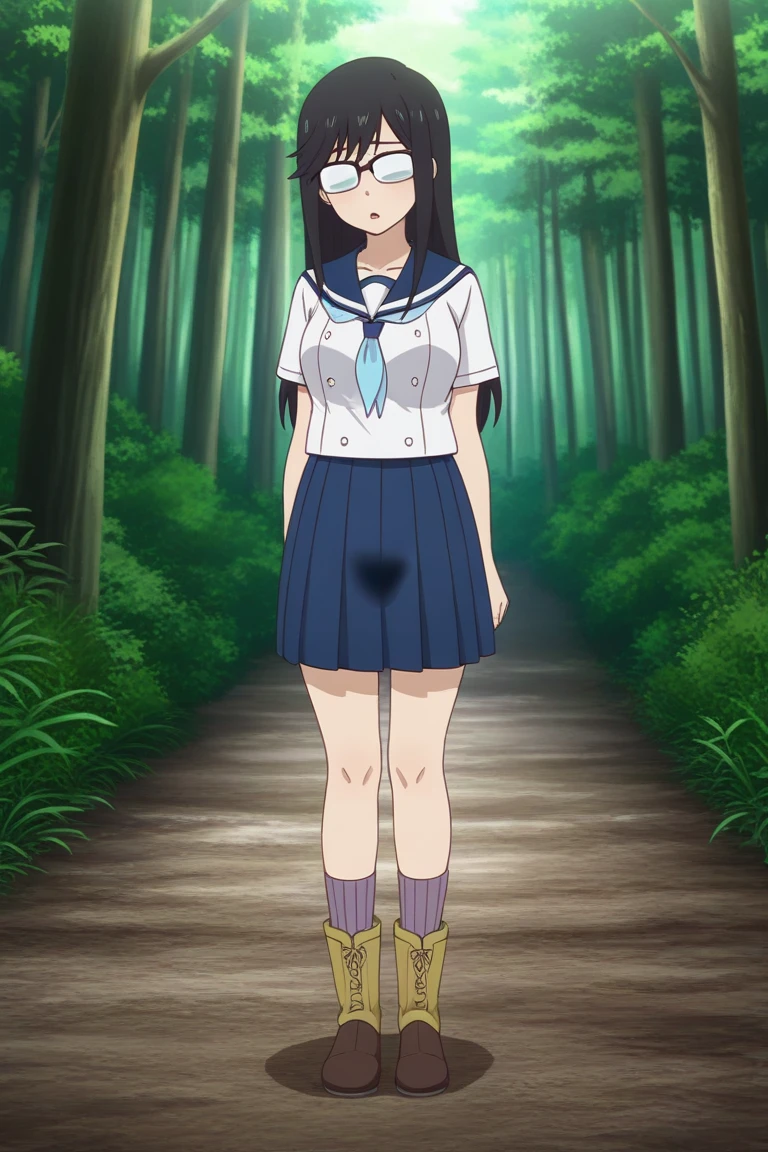 Small breasts、18-year-old female、the body is slim、Thin legs、sexy、(Exposing the breasts)、(完全にnaked)、anime、全naked、naked、Nipples、pubic hair、smile