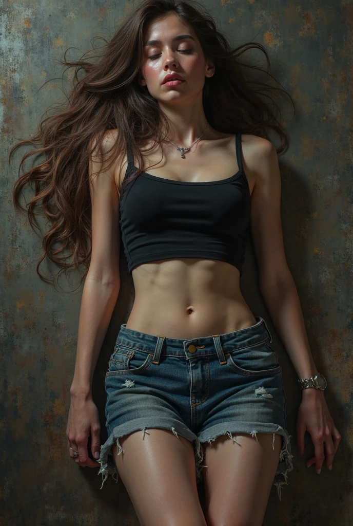 (8K, Masterpiece, RAW photo, Best quality, detail:1.3), (ultra realistic:1.4, scenary, 8K), Depth of field, Cinematic light, (ultra realistic face), (1 solo girl:1.5), (Beautiful and elegant Russian girl), ([tight miniskirt|tight leggings|tight skinny jeans|tight minidress|tight jean minishorts|tight minishorts]:1.4, [red|white|black|pink|purple|blue]:1.4), (skinny girl with glasses), (European face:1.3), (natural abs), (full body:1.5), [tight minitop|tight jacket]:1.3, (small necklace, collarbone:1.1), ( Half-Up Top Knot hair:1.6), ([long hair|short hair]:1.5), (ultra detailed skin:1.4), (soft mate fabric:1.3), ([frontal view|side profile|back profile]:1.5)
