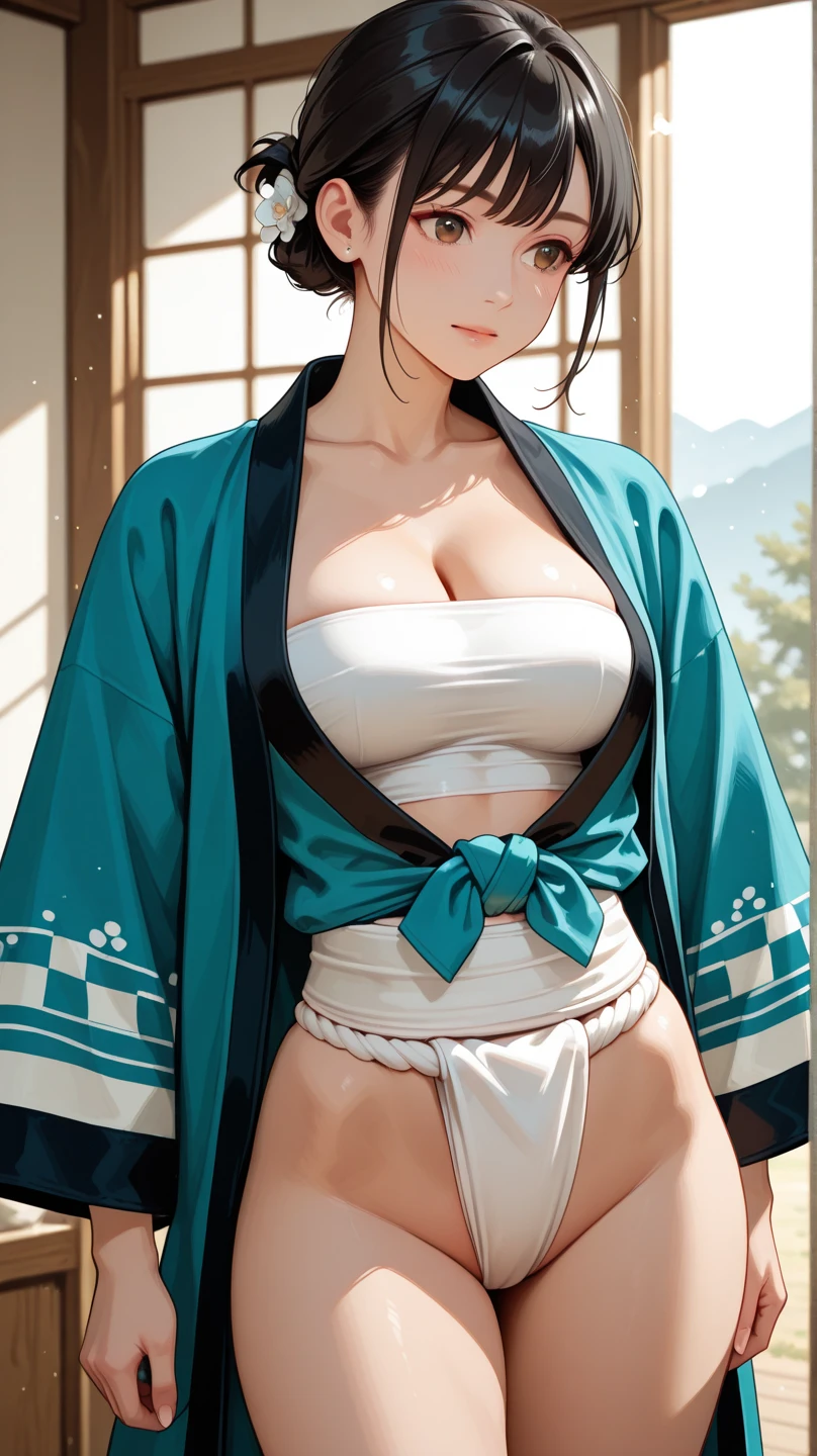 ulzang-6500-v1.1,(RAW photo:1.2), (Photorealistic:1.4), Beautiful Meticulous Girl, very detailed eyes and faces, Beautiful detailed eyes, absurderes, unbelievable Ridiculous, hugefilesize, ultra - detailed, A high resolution, The is very detailed,best qualtiy,tmasterpiece,kemomimi,((Japan kimono)),illustratio,The is very detailed,CG,unified,8k 壁纸,Amazing Cleavage,finely detailled,tmasterpiece,best qualtiy,The is very detailed的 CG unified 8k 壁纸,light in face,cinmatic lighting, 1girll, ,((Dark panties)),(((dynamicposes))),(Camel toes),(full bodyesbian),((Pantyhose)),((Photo pose)) --auto