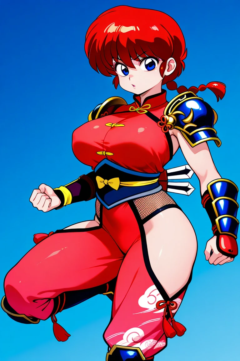 (Mulher Chun-Li-Street Fighter 5 musculosa bonita,Lutadora MMA,a Chinese policewoman who enters the tournament to seek revenge against the criminal organization Shadaloo, que matou seu pai. Suite baseado no game 2023, Realistic scenario of a Chinese temple, ambiente vibrante, soft-lighting,