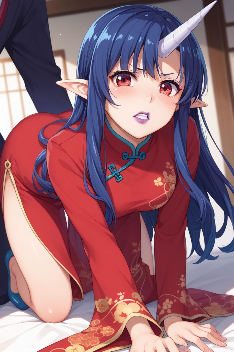 {{Nsfw:5.0}},8K，ultraclear，one-girl，Wear vest and red cheongsam，Wear vest and  red cheongsam，Wear vest and short red cheongsam，Royal sister，Around 10 years old，黑The eye，flat tit，Tight，Face optimization，Open the thighs，see face，{{{see-through:5.0}}}，french braided hair，Hold your chest with your elbows，chineseidol，Side shooting，nail art，Five fingers，Standard stature，8K，raised head，panties shot，There are side breasts，Be red in the face，Full Body Sweat，See the armpits，See the armpits，，When you see your armpits, you can see your side breasts，duck sitting,Wear cloth shoes，Five fingers，two hands，squatting，((hand to pussy))、squatting、open legs、white buggysocks、shoes、Shoot from below,Nipples,oppai,small breast,flat chest,exposure,pussy,masturbation,tits,flash tits,vaginal finger,{{spread pussy:5.0}},hand to pussy,Nipples,long hair,