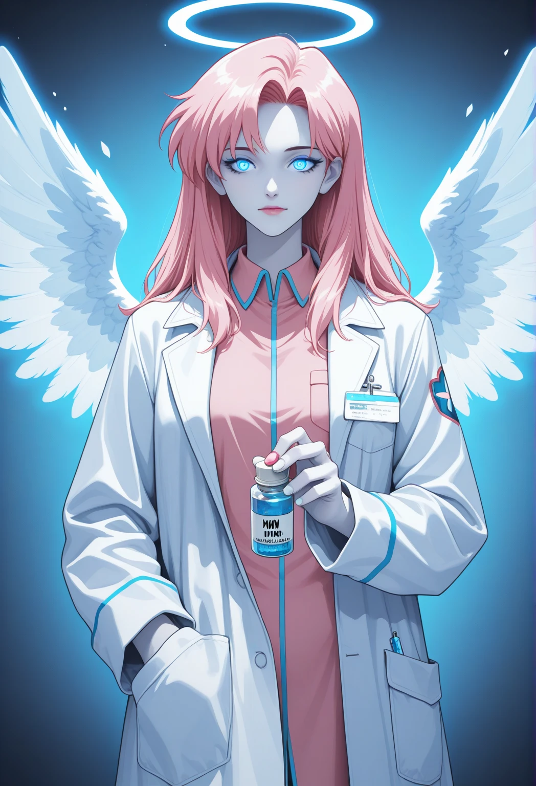 The Angel of Life, Girl doctor with ambulance.