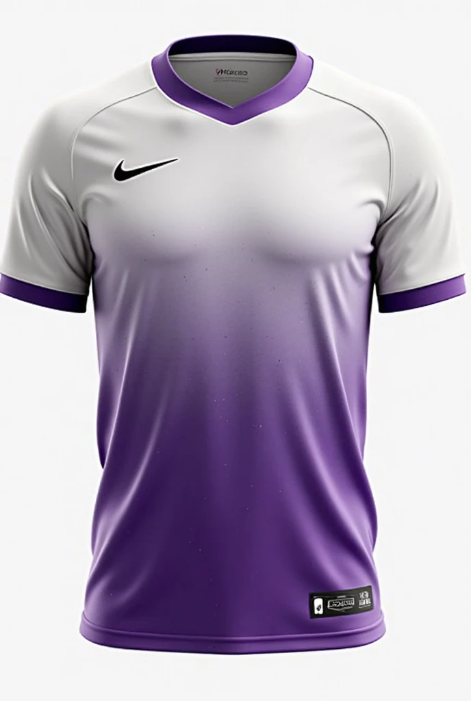 A jersey for a school's intramural games, in a modern way without being tacky and using 2 colors,branco e roxo