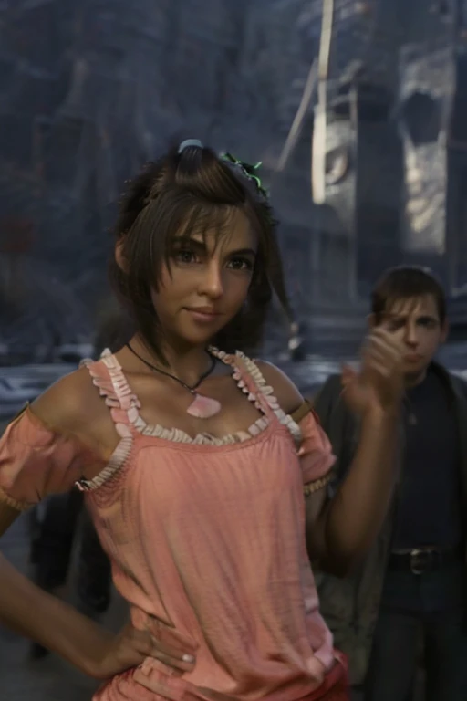 beautiful young girl in evening dress, alien bar, alien patrons, seductively holding glass of wine, ultra-detailed, 8k, photorealistic, dramatic lighting, moody atmosphere, vibrant colors, cinematic composition, intricate details, elegant pose, mysterious expression, high quality