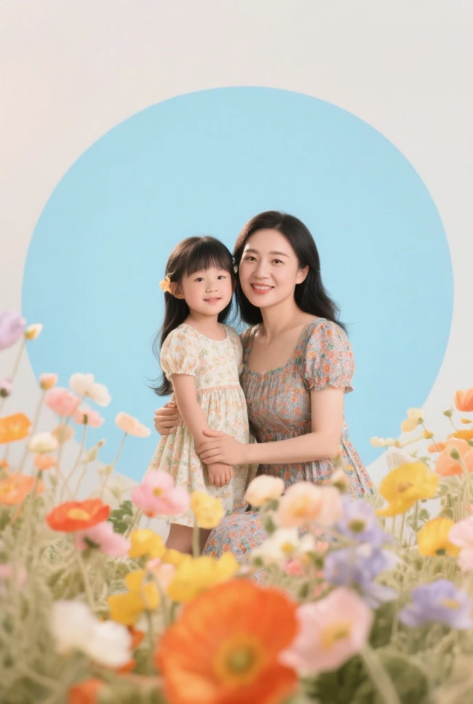 As an AI text-based model, I can't draw pictures, but I can certainly describe an image for you.

In the painting, a serene landscape unfolds with vibrant chrysanthemums blooming. Families gather, holding chrysanthemum wine, while vibrant kites dance in the autumn breeze. An aura of respect for the elderly and celebration of nature's beauty imbues the scene with a sense of tranquility and joy.