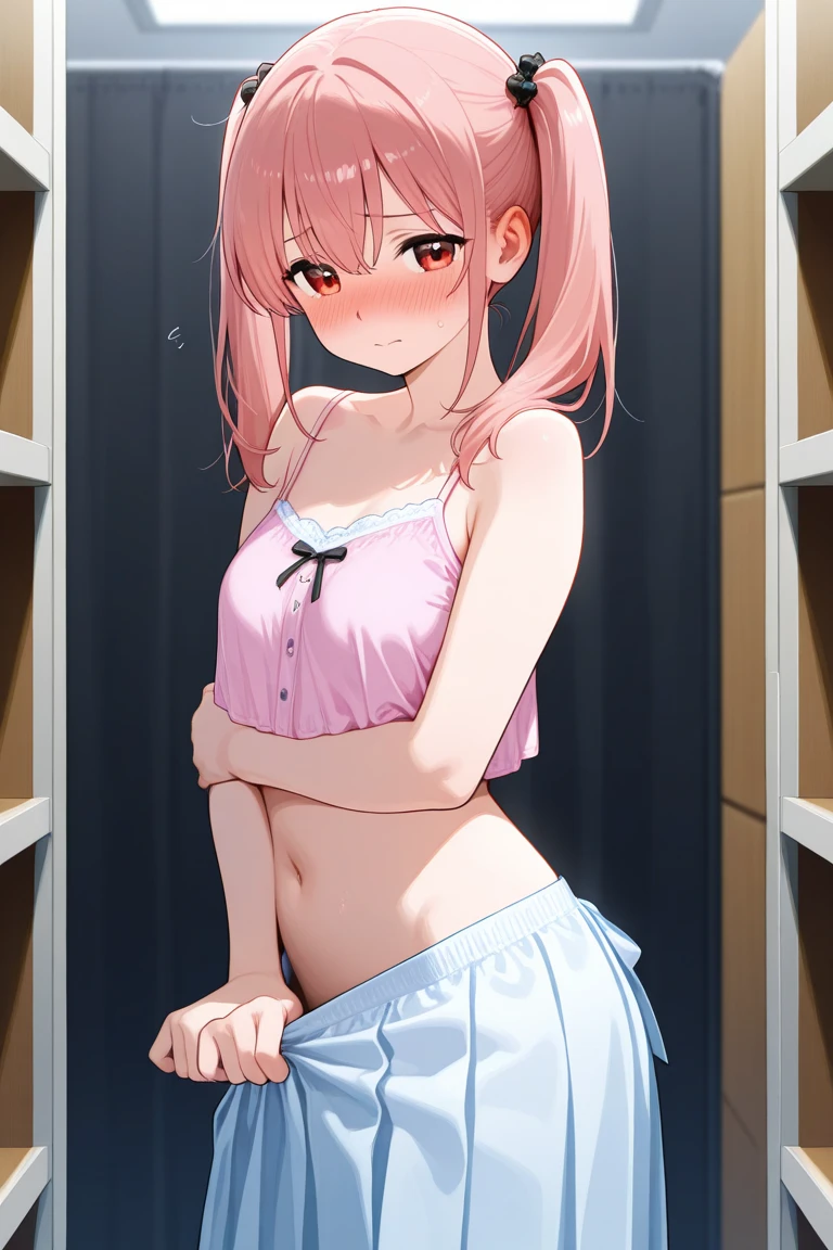 Anime girl in pink panties standing in kitchen next to washing machine, touching her clothes, seductive anime girls, asuka suit under clothes!, Messy clothes, photorealistic anime girl rendering, sakura haruno, ultra-realistic picture, Smooth anime CG art, Clothing that exposes, in clothes! Highly detailed, 8K high quality detailed art, Best anime 4k konachan wallpaper