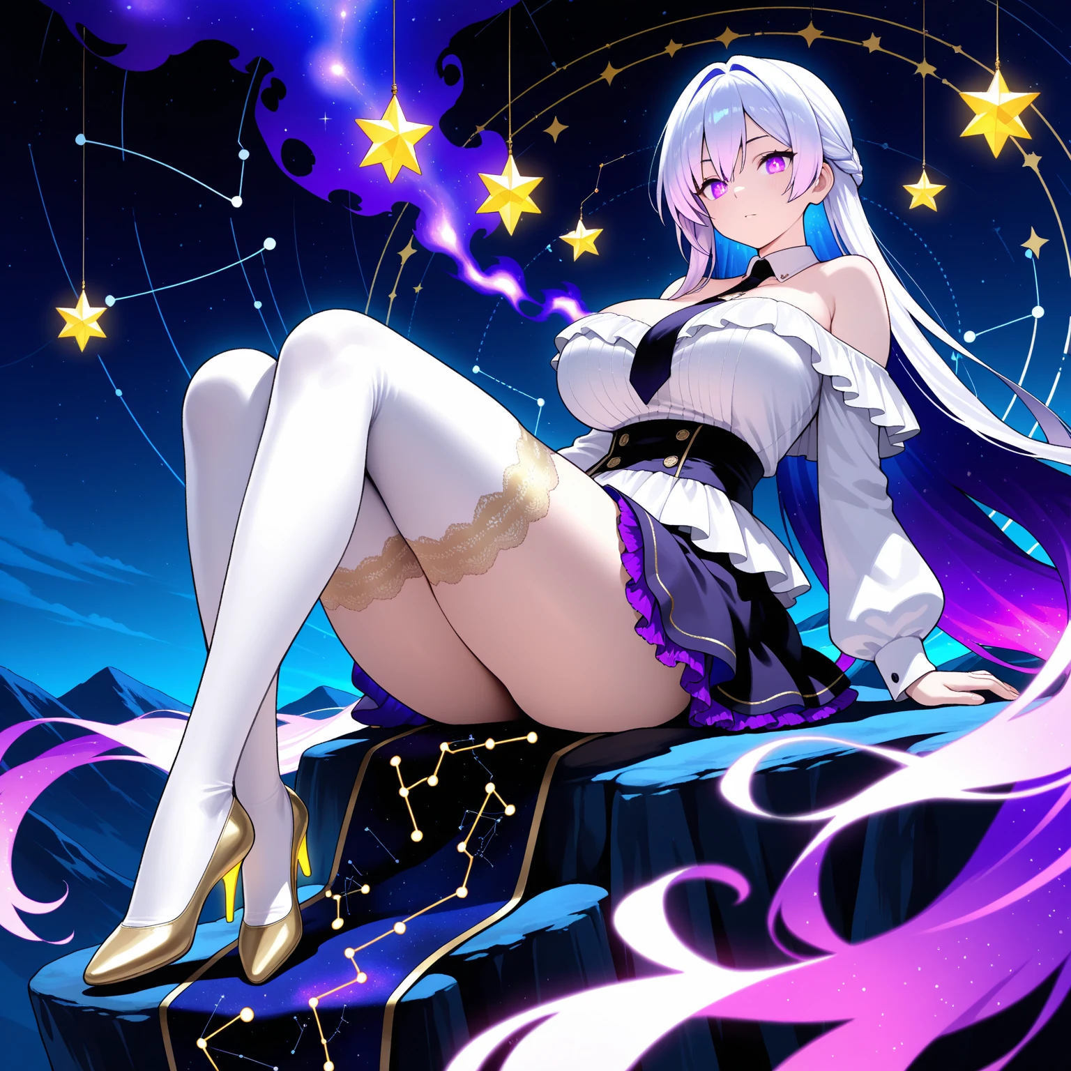 jojo's bizarre adventure、Egypt、sunset、pyramid、Mariah、big tits milf、big tits milf、big tits milf、(((Tobacco and smoke)))+++、(((Tobacco and smoke)))+++、(((Tobacco and smoke)))+++、(((smoker:heavy smoker)))+++、By using the stand under IO、Egypt9栄神の一人。Goddess Bastet、A stand that turns anyone it touches into a human magnet.、Short silver hair and dark skin、red hood、Slender legs stretching out from the miniskirt、black pantyhose、Navel exposed、Ruthless ruthlessnesagnetic force user)))+++、「This bitch is crazy!」、