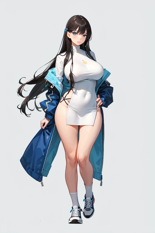 (全nakedで),naked,(With a big grey scarf around her neck),Look down,tits,Nipples,belly button,Schoolyard,loafers,White loose socks,Hime cut,Long Hair,bag、cel animation,raffed Asian , Surreal school girl, High school girl posing, Surreal school girl, Young and thin gravure idol, Young Sensual Gravure Idol, Asian, so beautiful, Cute school girl, Young and cute gravure idol, A real young gravure idol, beautiful Asian