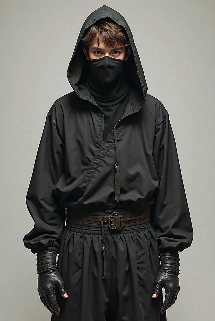 Hooded clothes and black pants,japanese male、japanes,Elegant Male Assassin、Super handsome men、Man with bunched black hair,Portrait as a man Ezio Auditore、Gways style artwork、Cheng Wei Pan at Art Station、Alina Aenami and Altgarm、Altgerm and Ateigairan、Jan J.Beautiful character paintings by、Stunning character art
