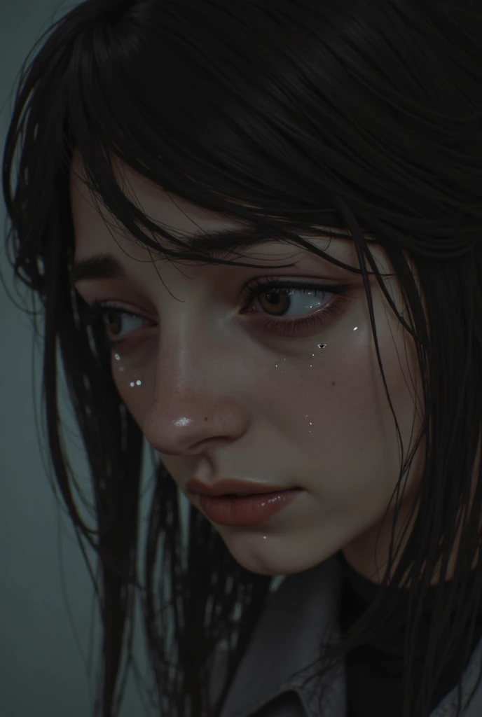 (a detailed portrait RAW photo of a gorgeous beautiful ((German)) , realistic, solo, side view, POV, looking in camera, intense stare, (masterpiece),(photorealistic:1.3), nfsw, ultra-detailed, (high detailed skin:1.2),(best quality:1.0), (ultra highres:1.0), fit, back light, slim, beautiful, Wearing a body fitting fantasy clothes, barbarian armor, revealing clothing, loincloth, fantasy barbarian, long hair, messy hair, 2 strands of hair tendrils, bangs, Accessorized with leather armband, Captured from an above view angle, The scene set in an arena fight. Best quality, 4k, Masterpiece :1.3), pretty woman, 1girl, (breasts, attractive body :1.2), abs :1.1, red brown hair: 1.1, makeup, black eyeshadow, black eyeliner, red blush, ultra-detailed face, detailed lips, mouth closed, red lipstick, detailed eyes, bright green eyes, double eyelid, high leather boots, garter over right thigh, (sweaty body, sweating, wet body :1.2), (wet clothing), (wet hair), legs wide open, sprawled on floor