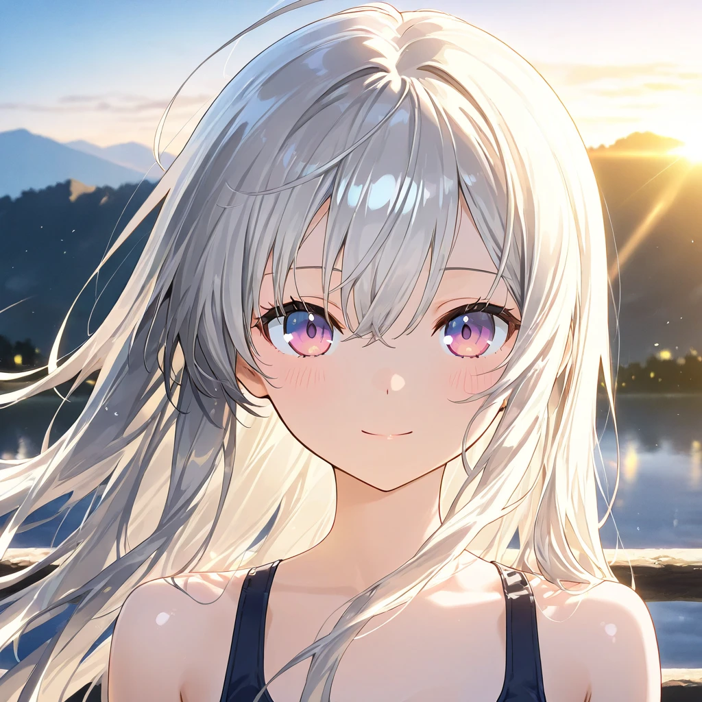 High resolution、
One beautiful young woman、
(Soft saturation:1.3)、(Fair skin:1.2)、
(非常にDetailed Background、Detailed Background)、Bokeh Depth of Field、
break,Portrait of a smiling girl。view from behind、The composition is symmetrical。
Looking straight at you with serious eyes、break,((Silver Hair)),
(Red swimsuit)、(Red Bikini)、(Red swimsuit),Mid-breasted、
Strong light、Front light、
(10 generations:1.3)、(Cowboy Shot:1.2)、Breaking the angle from the front、
The girl in the back is soaking in a hot, steaming hot spring.、Wrapped in steam、I close my eyes and smile。I can see the clear steam gently enveloping her..。
Wakame seaweed、Wakame seaweed、Wakame seaweed、Wakame seaweed、Wakame seaweed、Wakame seaweed、Wakame seaweed、
