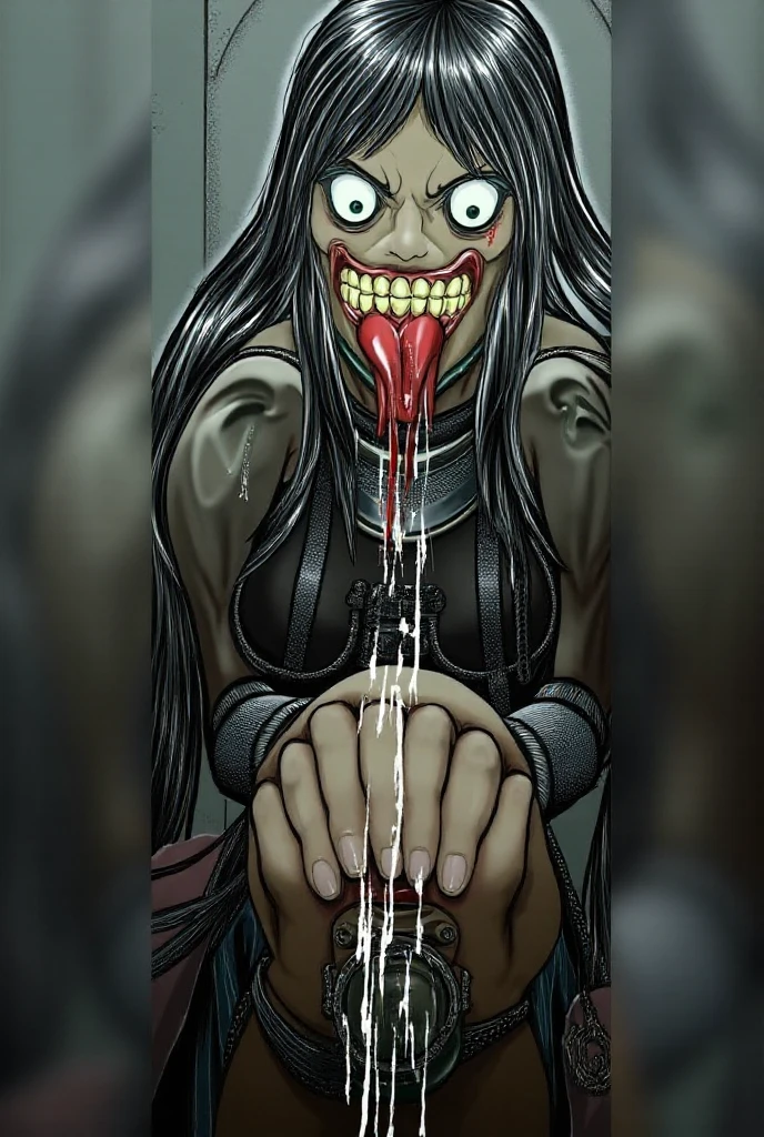 "(The best lighting, oscuro, dramatic),(feto calavera alien, Hellraiser, Cicatrices, , sexy, cerebro, sangre, una rata dentro de la cabeza, terror.),(ojos rojos, calaveras). morning light.