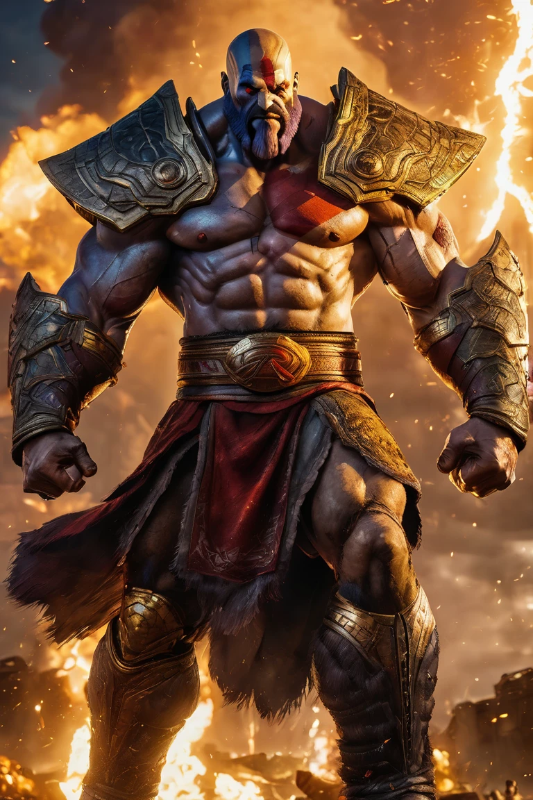 cover of the game God of War 2 for Playstation 2 where the main character wears the BAHIA team shirt