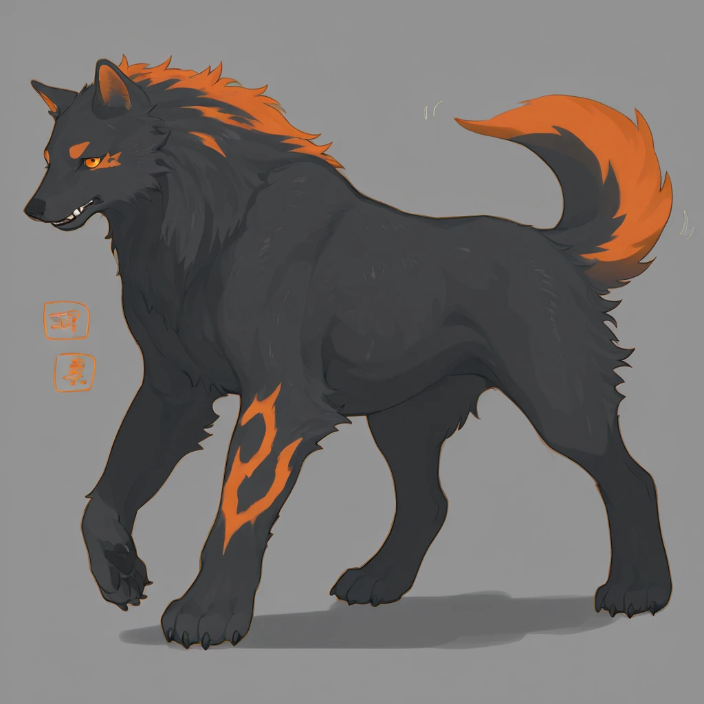 Art by spottyjaguar, art by deormynd,art by raptoral,posted on e621,solo,male wolf,(fera,quadruped:1.3),balls,knot,sheath,sketch art