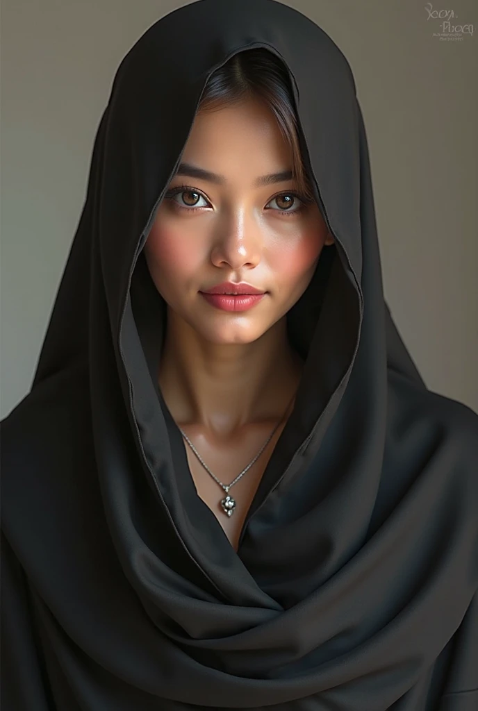 ((High resolution)), Superior Quality, Very detailed, Realistic, ((8k)), RAW Photos, Highest quality, masterpiece, 1 from the village, , wearing hijab, large big breasts:1.5,