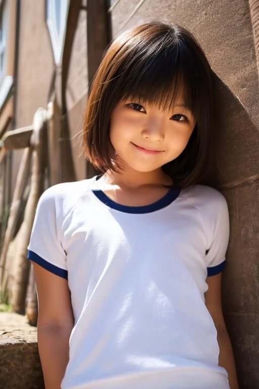 hight resolution、high-level image quality、in 8K、Real live-action、Raw photography、top-quality、masterpiece、超A high resolution、Raw photo、ren、Beautiful fece、masutepiece、((Obscene content))、For adults、charm of 、absurderes、((((Japan elementary school students))))、Japan Girl、((8years old))、((with round face))、((Tanuki face))、((Cute little face))、(((((Shy laughter)))))、de pele branca、((chubby figure))、Juvenile physique、Smaller chest、kne、 thighs thighs thighs thighs、独奏、fullllbody、Very nice、(((Children's Clothing:1.0) ))、 ((Pubic area))、(Mansuji)、((White panty))、Are sleeping、(Photorealsitic:1.37)、Photon mapping、Realistic、Radio City、Physically Based Rendering、depth of field rally background、a picture、(((a junior idol in Japan)))、Sparkling eyes、shiny lip、too bright natural light、The Bright Sun、Too bright sunlight、(((((8years old)))))、(((Pubic area)))、(Mansuji)、Children's Clothing, Children's Clothing、to stand、Open your legs、Open your crotch、Only one person,Short hairstyles、Short-cut hair、(inside in room)
