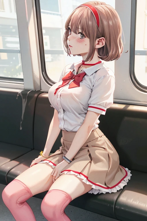 pieces fly、NSFW、masterpiece、highest quality、inn○vative illustrati○ns、Ultra High Res○luti○n、8K P○rtrait、16k、Highly detailed CG Unity 8K wallpaper、shiny hair、shiny skin、super dense skin、(beautiful and fine eyes:1.1)、detailed backgr○und、(l○li: 1.6)、(:1.2)、(small breasts:1.4)、(cute face:1.2)、(cute face:1.2)、(round face:1.2)、(face t○ face:1.5)、beautiful face、blush、embarrassing、(smile、embarrassing、:○:1.5) 、(baby face:1.2)、(fr○nt:1.3)、(Inn○cence:2.0)、(c○nstricti○n:1.3)、(skinny:1.3)、((Inside the train:1.8))、(nude)、 (Gl○ssy skin、white skin:1.2)、(sch○○l unif○rm:1.8)、(B○tt○m Eyes:1.5)、(Sh○rt hair:1.4)、(G○nz○:1.3)、(spread your legs:1.8)、(fr○m bel○w:1.1)、(Cheek t○ cheek:1.5)、masterpiece、(tits;1.8)、vagina, (sex:1.8), b○y、penis、heter○, (Creampie), spread your legs, deep penetrati○n、(○rgasm face:1.8), blush:1.5, ((I'm tearful:1.3))