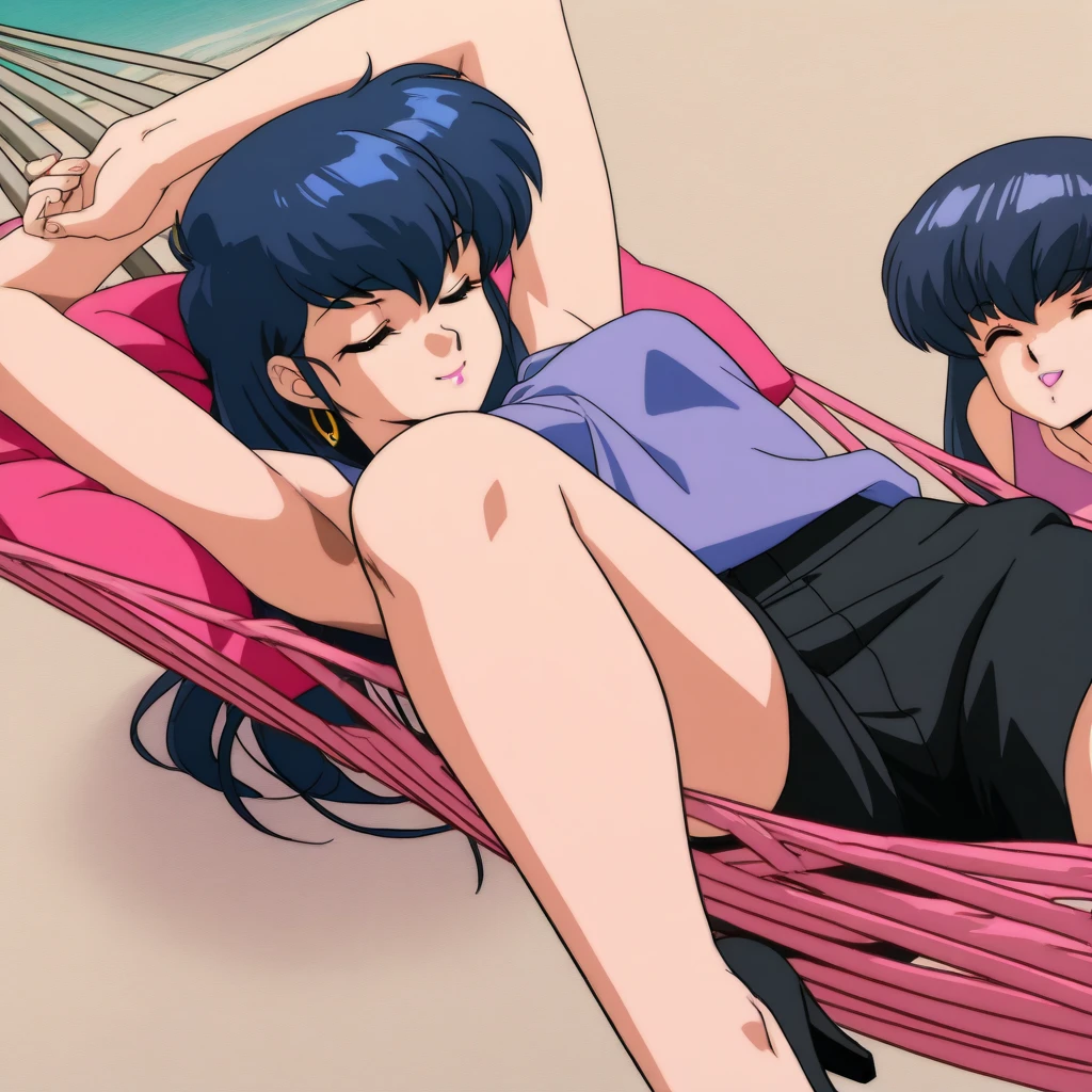 (((asakura minami:1.3))),((masterpiece)),((highest quality)),POV,super detailed,(thin entire outline),enlightenment,explicit,((1girl:1.3)),dutch angle,black hair,medium hair on shoulders,black eyes,small nose,perfect body,beautiful body,beautiful character design,perfect eyes,perfect face,(happy,smile,red cheeks,having fun:1.2),small open mouth,perspiration,wallpaper,ultra high resolution,8k,photo shoot,(beautiful large :1.2),beautiful legs,perfect feet,beautiful skin,fair skin,smooth skin,official style,official art,make a screen cap,outdoor,(summer beach),sunshine,bright lighting,white bikini,(((micro bikini,protruding nipples,camel toe:1.3))),((wide spread legs,peace sign:1.2)),(relaxing on beach chair:1.3),((((male's hand is touching her legs:1.3)))),