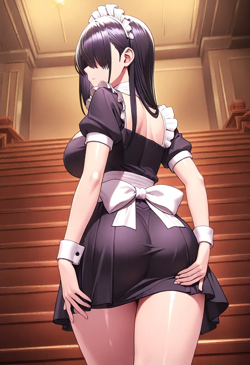 Young girl with black hair, long twintail, twintail hairstyle, (blue eyes), ((small bushy eyebrows)), ( she pulling down her underwear), wearing ta dress, loli, walking to school, flirty smile , suddenly having sex in public, ((doggy style sex)), ((public sex in a restaurant)) naked ass in the male crotch, ), perfect anatomy,(young boy fucking her)