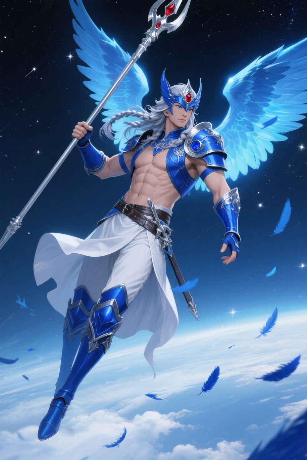 Air Elemental Keywords: Air Spirit Controlling wind and storms Intangible beings Free spirit Connection with nature Vitality and intelligence One of the Four Elements Mystical Beings Fantastic creatures Embodying the power of nature personification male people Beautiful Boys Mystical Fictional creatures chimera