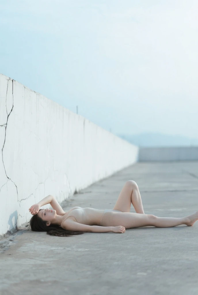a girl without clothes
