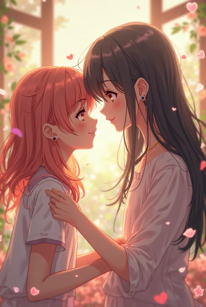 A  cutest couple kissing seen in anime