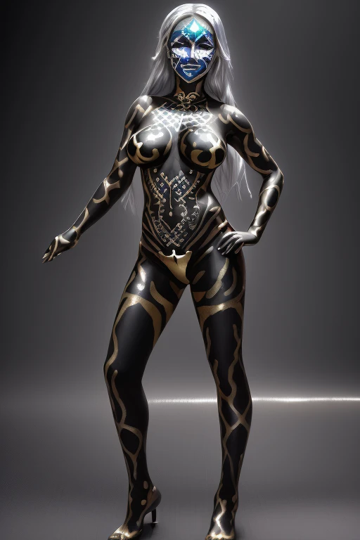 (masterpiece、top-quality、top-quality、Official art、Beautifully Aesthetic:1.2)、1 Female Bodybuilders、(full body Esbian:1.3), nffsw, diamonds and beautiful muscles、Muscles are heaving、ighly detailed、(Fractal Art:1.3)、colourfull、highestdetailed