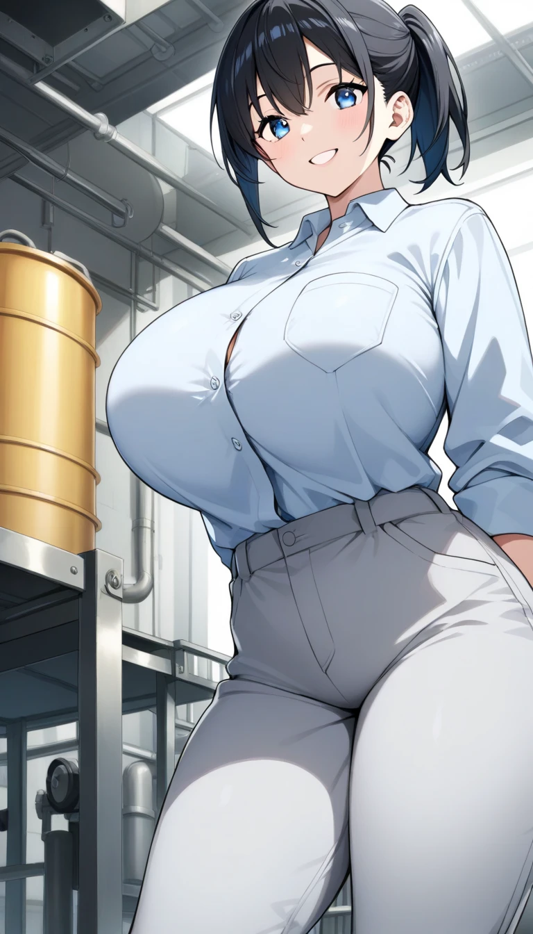 Score_9, score_8_up, score_7_up, score_6_up, score_5_up, score_4_up, source_anime, 1girl, cute girl, detailed eye, secretary suit, skirt, secretary, sleeveless, French twist updo hair, sagging gigantic huge biggest breasts, wide hips, thick thighs, huge areolae, areola slip, dark nipple, dark areolae, nipple cover, hairy stomach hair, hairy armpit hair, Japanese, cute Japanese, hentai, sweating, heart mark words, smelly, working atmosphere, brown hair, monitor, crowded, leg tights, receptionist atmosphere, counter, in reception counter, in hotel lobby, hands front, polite, bowing, document, pov, standing, breast milking, bukkake, blushing smile, accessories
