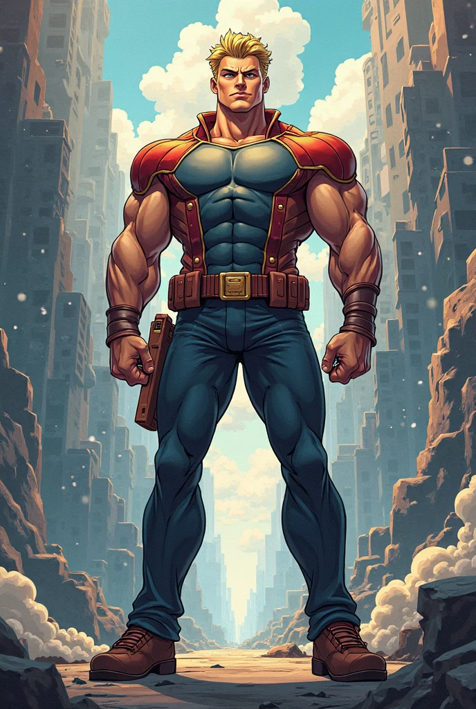 
create a character image about logistics assistant and hand packer comic book superhero
