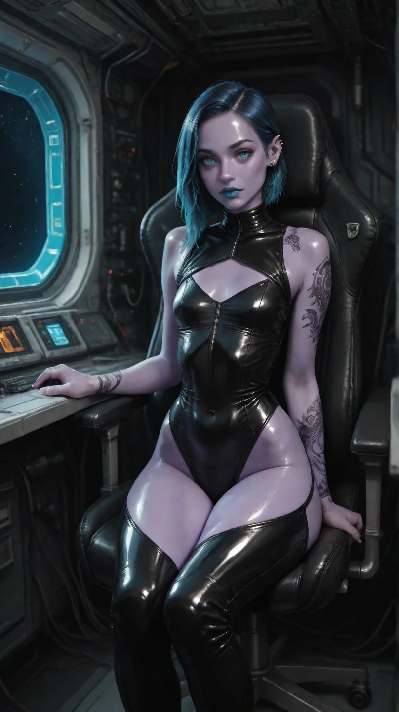 1girl, (Blue Eyes), seductive face, (Sana Minatozaki), wide hips, Big Boobs, big asest Quality, 8k, Masterpiece: 1.3), Clear Focus: 1.2, Perfect Body Beauty: 1.4 , Slender Abs: 1.2, Highly detailed face and skin texture, detailed eyes, double eyelidlonde long hair), (latex spacesuit), standing, (A lush alien landscape on a ringed planet :1.4), (vivid colorful clouds), strange, sci-fi