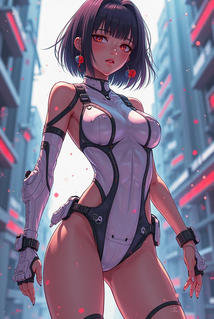 menina spacepunk,(((1girl))),((extremamente bonito e bonito cabelo preto menina anime andando pela rua)),
(seios grandes:1.4),wavy hair with saggy chest:1.35,cabelos absurdamente longos e despenteados,messy hair,cabelos internos coloridos,ear breathing))), ((Purple eyes:1.3,olhos virados para cima:1.olhos perfeitos,belos olhos detalhados, rainbow glows ultra-detailed deep pink purple eyes:1.1,gradient eyes:1, belos olhos finamente detalhados:1,symmetric eyes:1,grande destaque nos olhos:1.2)),((gordura)), (((Pele Lustrosa:1.5, pele brilhante: 1.5,pele bronzeada,pele brilhante,pele muito brilhante,corpo brilhante,plastic glitter skin,pele brilhante exagerada))),(abdome inferior da aranha,cintura estreita,quadril largo,corpo atletico, pernas infladas,delicados dedos detalhados,corpo detalhado,Detailed arms, human hands,detailed hands,),
fofo, Sacanagem, sedutor, Erotic, (((NSFW))),
Zettai Ryouiki,Roupas reveladoras,mostrar pele,(wearing a mechanical space body armor:1.3,micro bikini, pernas nuas),com micro roupas,quase totalmente nua,com pouca roupa,Tiny floss,decote generoso,(roupa detalhada, roupas detalhadas),
(dynamic pose:1.0), foco solo, Embarrassed, Centrado, scale to fit dimensions, rule of thirds,
ao ar livre, ((vista noturna)), (cyberpunk rua noturna Fundo: 1.5,dim sky,beco,Lone Alley,nuvens espessas, Antecedentes detalhados:1.25),
(best quality), (high resolution), (foco nítido), (ultra detalhado), (extremamente detalhado), (extremely high quality artwork), 8k_papel de parede, (CG 8k extremamente detalhado),(muito fino 8K CG), ((hyper super ultra detailed perfect piece)), impeccable work of art))), illustration, cores vibrantes, (intrincado), alto contraste, Selective lighting, double exposure, HDR (high dynamic range), Post-processing, desfoque de fundo,