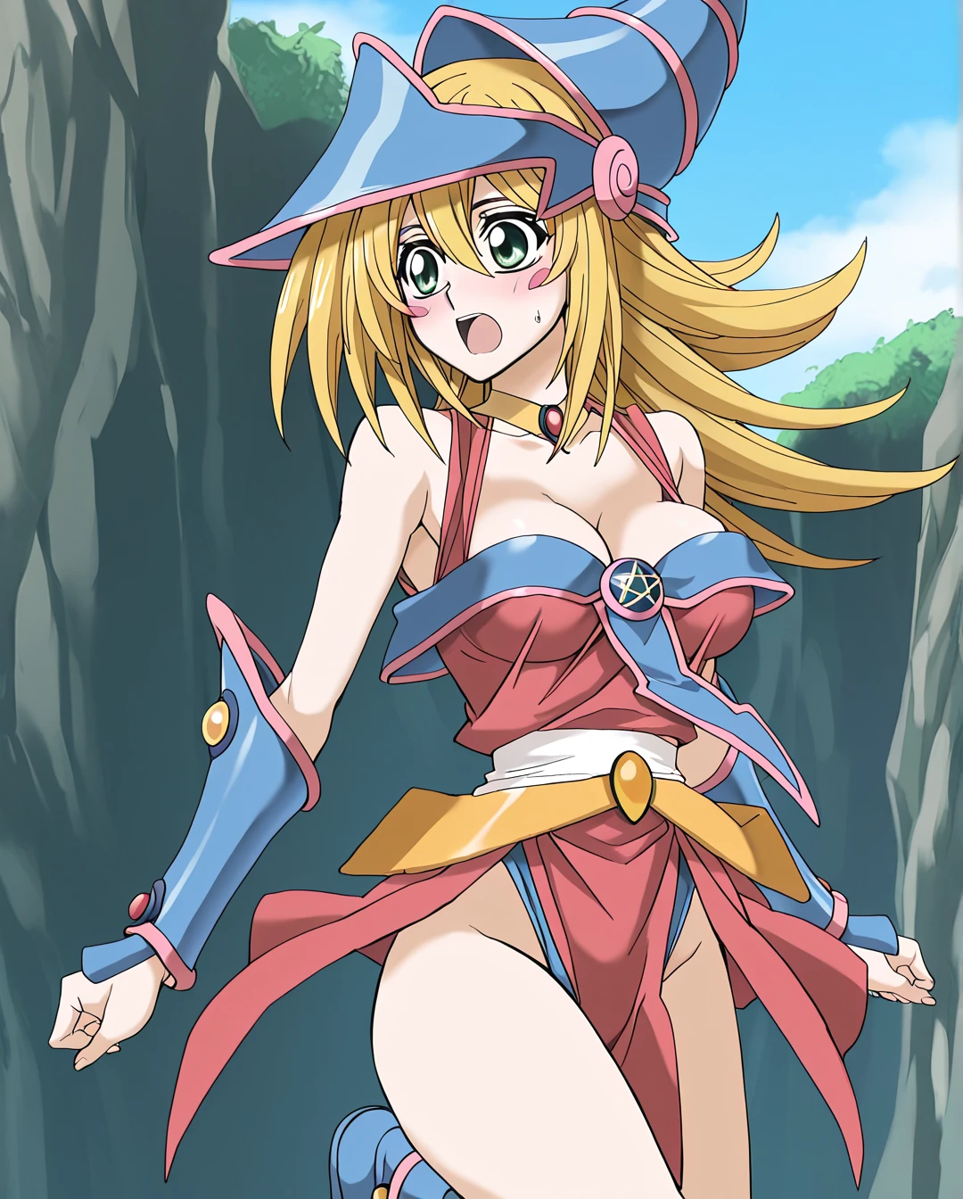 ((highest quality)), ((masterpiece)), (be familiar with), perfect face,nsfw,((show nipples)),(show your butt),((cry)),((insult)),((raped)),((sad expression)),((shy)),whole body,spread legs,big breasts,yellow hair
