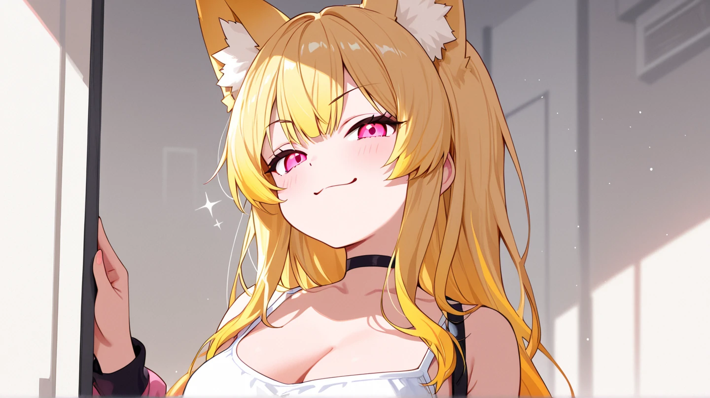 (Ahegao) CYAN Girl,Wear red lingerie,bright red lips,Detailed eyes and face,Long loose CYAN hair,standing in a dark room,Soft lighting,vivid colors,Artistic portrait,High resolution. (SNFW)