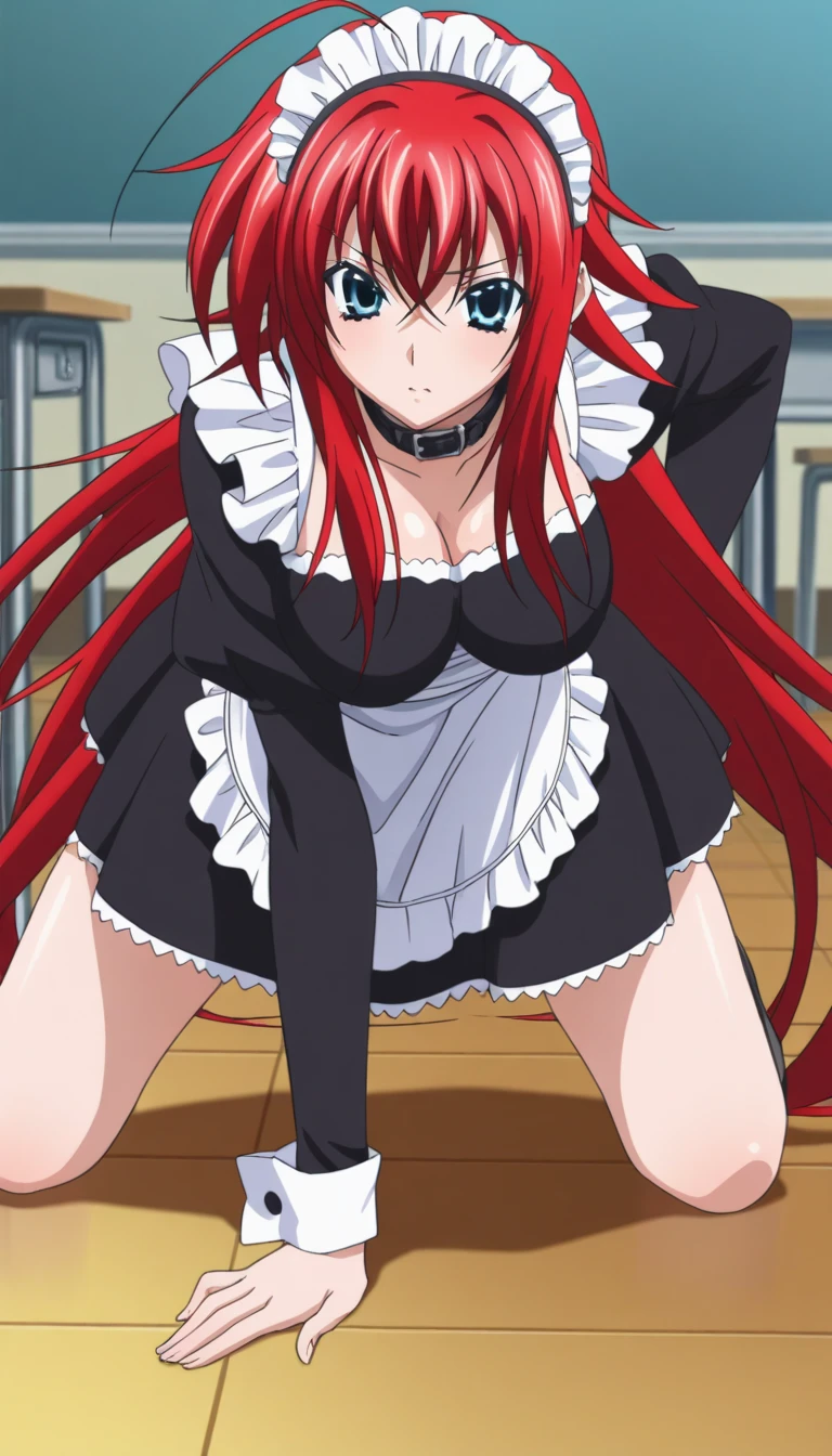 Erza Scarlet fully naked and masturbating