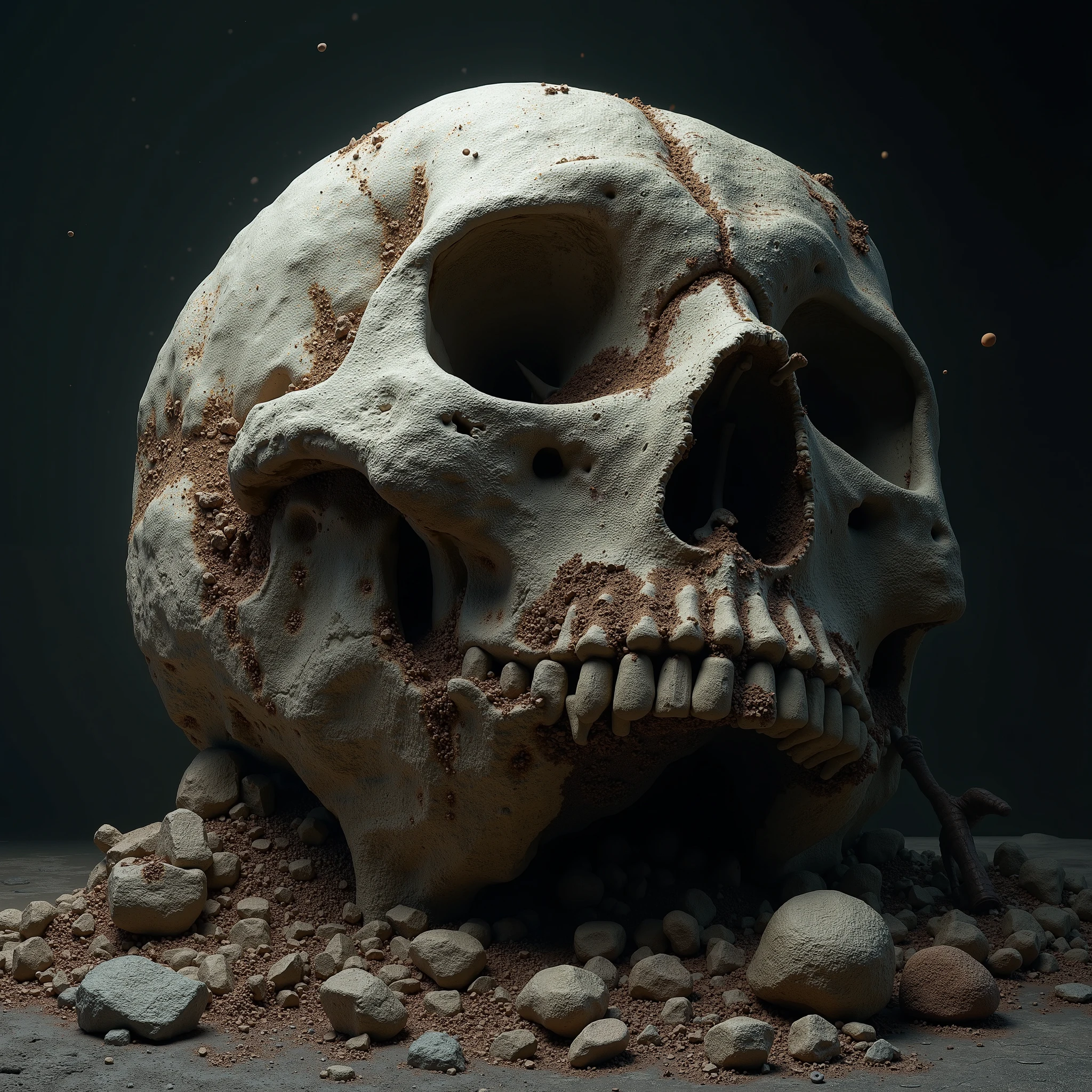 Create like a family tree with something behind like a skull, cliff or something like that, as if the image were heavy
