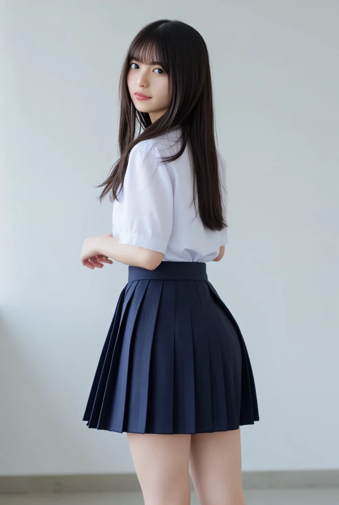 (((Lift your skirt slightly to reveal your T-back.:1.5))), (from below: 2),
Perfect Japanese girl, 20 years old, (standing on the airport stairs:1.3), (((stewardess uniform:1.3))), (arched backrest:1.3), White skin, Full body picture,
hair light, professional picture, Dynamic angle shot, film grain, Blinding light, ray tracing, dynamic lighting, camera tilt, lens flare, (((masterpiece))), ((best quality)), ((complicated)), ((realistic)), (50mm sigma f/1.4 Zeiss lenses, f1.4, 1/800s, ISO100, picture:1.1), aspect, mature woman, very Accustomed, shape, 1 girl, big bust, beautiful and delicate eyes, twin tail, no bang, black hair, brown eyes, earring, Accustomed background, perfect eyes, fascinating eyes, looking at viewer, From shape-based, ((masterpiece)), (Accustomed), perfect face