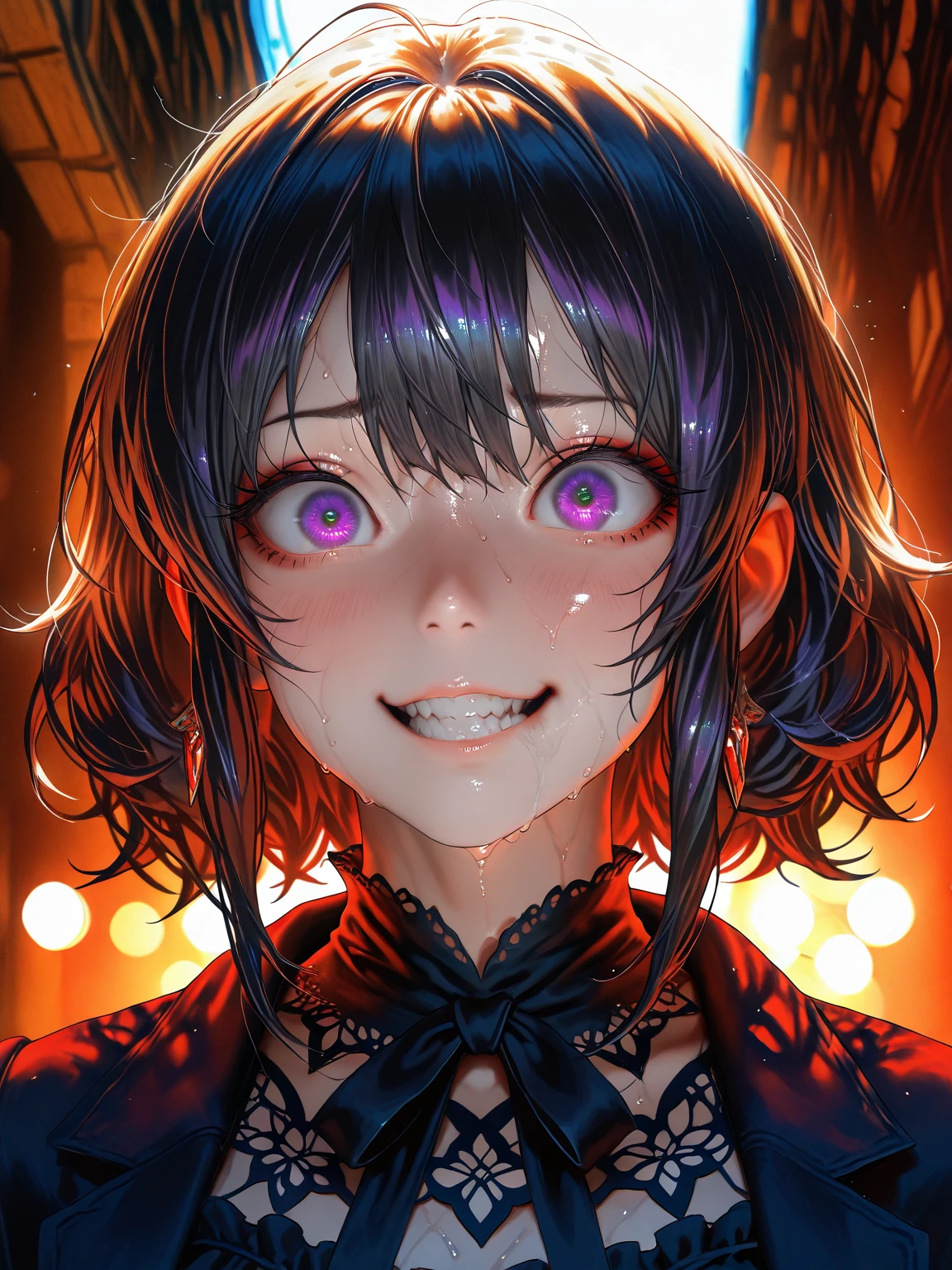 fat disgusting man, fatty, lecherous, , disgusting, hideous, , repulsive, detailed facial features, grotesque expression, slouched posture, slovenly appearance, sweaty and unclean, best quality,4K,8K,high resolution,masterpiece,ultra-detailed,realistic,photorealistic,photo-realistic,HDR,UHD,studio lighting,ultra-fine painting,sharp focus,physically-based rendering,extreme detail description,professional,vivid colors,bokeh,dark alley,dim lighting,gritty atmosphere,moody shadows,grotesque surrealism,gothic illustration,oil painting