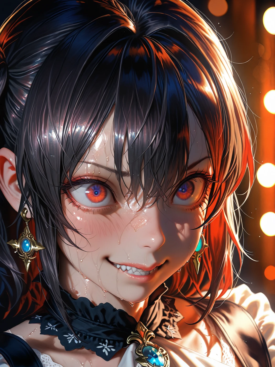 fat disgusting man, fatty, lecherous, , disgusting, hideous, , repulsive, detailed facial features, grotesque expression, slouched posture, slovenly appearance, sweaty and unclean, best quality,4K,8K,high resolution,masterpiece,ultra-detailed,realistic,photorealistic,photo-realistic,HDR,UHD,studio lighting,ultra-fine painting,sharp focus,physically-based rendering,extreme detail description,professional,vivid colors,bokeh,dark alley,dim lighting,gritty atmosphere,moody shadows,grotesque surrealism,gothic illustration,oil painting