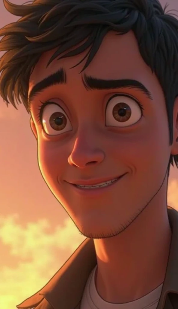 a child in pixar style in high definition, e imagem bonita com roupa do homem aranha
