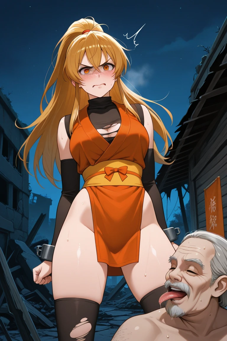 8k、(The real picture)、Very detailed、masterpiece、photograph、Best image quality、最high quality、Asuna, (Sword Art Online- Yuuki Asuna,Torn Costume:1.2),Long Hair, Light brown hair, Hair between the eyes, Side Lock, Purple eyes, Tears of frustration,Drooling, Looking at the audience, city, Dark Sky, cloud,Browsing Caution,(High resolution, high quality:1.1), Intricate details, Cinema Lighting, 1 Girl, (One 40-year-old male mafia member, penis:1.4), blush,Embarrassing),((1 female,Sexする:1.6)),Man hugging female waist,Browsing Caution, ((Rope Restraints)),((shibari:1.1))bondage,((Creampie:1.4)),(((たくさんのモンスターとSex:1.7))),(((Big Breasts:1.4))),((Big Ass:1.4)),Perfect lighting,Perfect body,Random facial expressions,(((Sex:1.7))),Red Skirt、Red lipstick、((Bukkake:1.3)),(((Blowjob:1.3))),(((アナルSex:1.4)),立ちバックSex,Lots of beasts