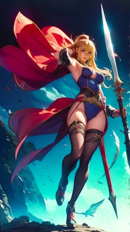 battlemech,(Blonde girl),(Huge ponytail),Airu light energy long sword that shines blue,Galactic,Mechanical and exquisite,((Blonde Beauty))pubic detail,mech wings,elegent,Blue Mecha,Glowing blue-blue eyes,(Stocking Heels),land,Mechanical and exquisite,pubic detail,mech wings,elegent,The tree々,There are hands and feet,oblique,immensity,Wind,hazy,Mecha's eyes glow blue,Blue Mecha,Glowing blue-blue eyes,Holding the sword of delicate light energy,天空,Mechanical and exquisite,pubic detail,Huge mech wings,elegent,The tree々,There are hands and feet,oblique,immensity,baiyun,hazy,Mecha's eyes glow blue,pubic detail,Winds of the future,sacredness,Cavalier,battlemech,Blue glowing eyeliu, delicate sniper rifle,天空,Mechanical and exquisite,pubic detail,Huge mech wings,elegent,The tree々,There are hands and feet,oblique,immensity,baiyun,hazy,Mecha's eyes glow blue,pubic detail,Winds of the future,sacredness,Cavalice Krias wearing mask armor,master paint top quality,offcial art,High definition CG Unity 8K wallpaper correction light,(light particules,(Illustration)(Farbe)goodlooking,impeccable,((Graphic Painting)),(Heavier stroke)),(bold lines),Highest image quality,The master draws a picture with a stern expression,long eyeslashes,(((silhuette))),Very detailed background,tree banana leaf,lilie,dew,Date palm flowers,Ryu,Pale white off-shoulder dress Soso Nikko,(Close-up of people),( and the noise々Right々Right々Right々Right々Right々Right々Right)((Super best quality)), ((A very masterpiece)), ((super detailing:1.4)), ((hyper realistic lifelike 3d)), Dragon Warrior Girl, Mechanical body, Dynamic action poses in battle scenes Very complex and heavy fighter mechanical weapons, Off-the-shoulder fashion that blends dense and complex steampunk with dense gothic ta, Complex steampunk headgear, Very thin long mechanical boots above the knee, Fluttering lace flared mini skirt, beautiful big breasts directed upwards,Somewhat long, Vertical curly silver hair fluttering in the wind,Countless shining large spheres flying around,Many sparks cross and fly,Countless neon signs rained down in a magical gesture,Steampunk Factory,Complex and precise mechanical ruins,Very dark night background,Very dramatic and cinematic lighting。1girl in、nightcity、Sateen、Kimono without sleeves、A dark-haired、Holding a weapon with blood on it、Looking at the camera、Cherry blossoms are dancing,Unusually resistant、red blush、Looks distressed、shrine maiden、valkyrie、Angel wings、a navel、sideboob barbosa、with an intricate、Particles of light、thighs thighs thighs thighs、shinny skin、Perfect litthing、1girl in、looking at the viewers、Winged headgear、pelvis curtain、A smile、(masterpiece)、(top-quality)、very massive udder、Porcelain Skin、Very long hair、hair wavy、Royal sister,femele,A queen,putting on a crown,There are a lot of golden lightning around,sitting in a throne,Cover the sagging around the eyes with bangs Suspender socks rack lace tops,,High jump,Grab Erlang's leg,,Black Silk Top,married woman,mothers,domineering,smil,The corners of the mouth are raised,red and gold eyelash silk erotic underwear,Black top,Black Silk Gloves,I have a gorse tattoo on my chest and thigh,There are many golden dragon scales on the arms,There are many golden dragon scales on the neck,Bright eye,dragon eyes,Snake's Eye,Upright pupils,There are golden stripes on the clothes,There is a gold pattern on the clothes,The socks have a golden pattern,tall figure,Expose the outside of the chest,Twisted blade hanging over the shoulder,Larger breasts ,With elongated dragon horns,Giant Golden Dragon Wings,Giant Golden Dragon Wings,Huge golden dragon wings as big as a body,Its body is covered with giant golden dragon wings.,golden pupils,Just a pair of wings,large wings,The biggest dragon wings,The biggest dragon wings,There are golden scales on the neck,Fingers are golden dragon claws,The elongated tail of the golden dragon、1girl in、nightcity、Sateen、Kimono without sleeves、A dark-haired、Holding a weapon with blood on it、Looking at the camera、Cherry blossoms are dancing,Strong best quality, (Extremely detailed: 1.5), masutepiece, 超A high resolution,(photographrealistic:1.4), 1 beautiful girl, Cowboy Shot, (Wear battle armor:1.4), (Wear Battle AR