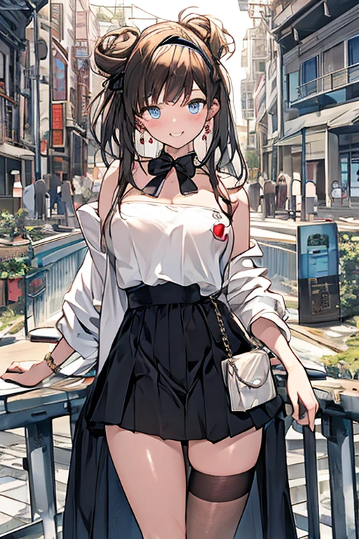ボロボロのcamisole，Torn clothes(camisole)，(Underboob)，Damage shorts，Tattered shorts，Open button，((barefoot，Belly button))