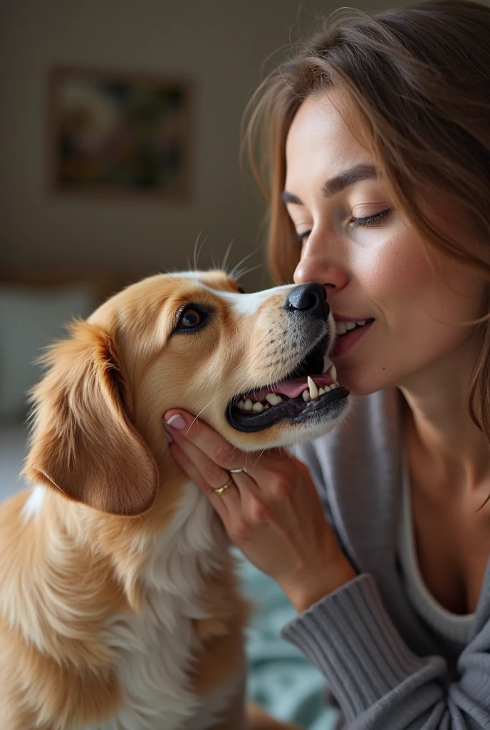 A beautiful girl pussy licking boy